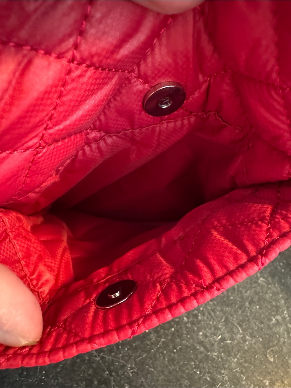 MZ Wallace Cherry Red Quilted Crossbody Bag - Picture 3 of 6